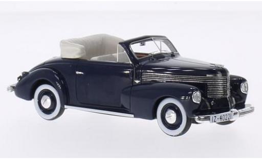 Diecast model cars Opel Capitaine Base Hebm&Atilde;&frac14;ller cabriolet blue fonc&Atilde;&copy; 1/43 Matrix
