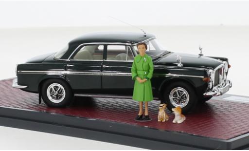 Diecast model cars Rover P5B Base 3.5 Litre green RHD Queen Elizabeth II. 1/43 Matrix