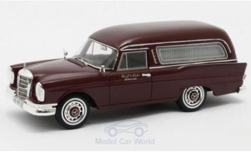 Diecast model cars Mercedes 220 Base SE (W111) Pollmann red 1966 1/43 Matrix