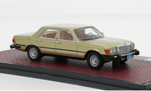 Diecast model cars Mercedes 300 Base SD Turbodiesel (W116) USA gold 1978 1/43 Matrix