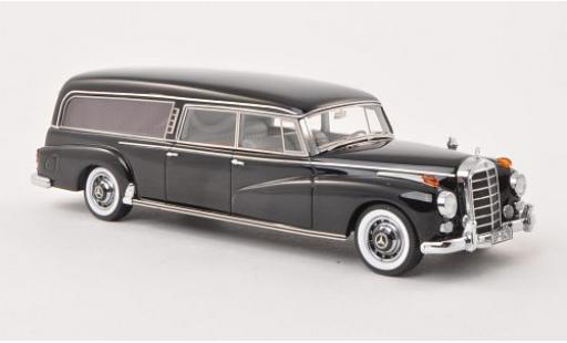 Diecast model cars Mercedes 300 Utilitaire C (W186) Binz Hearse black 1956 1/43 Matrix