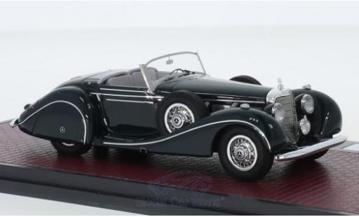 Diecast model cars Mercedes 540 K Roadster K Spezialroadster Sindelfingen green 1939 1/43 Matrix