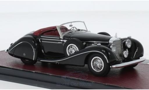 Diecast model cars Mercedes 540 K Roadster K Spezialroadster Sindelfingen black 1939 1/43 Matrix
