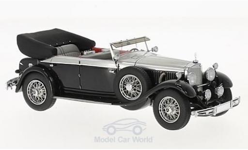 Diecast model cars Mercedes 770 Cabriolet K (W07) Convertible D black/grey 1930 1/43 Matrix