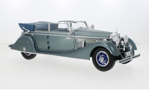 Diecast model cars Mercedes 770 Cabriolet K (W07) Convertible D blue 1936 1/18 Matrix