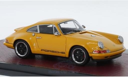 Diecast model cars Porsche 911 Base Singer Design orange 2014 1/43 Matrix