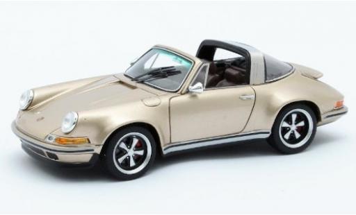 Diecast model cars Porsche 911 Targa Singer Design gold 1/43 Matrix