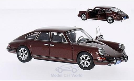 Diecast model cars Porsche 911 T Trautman & Barnes metallic brown 1972 with 2 ge&Atilde;&para;ffneten T&Atilde;&frac14;ren 1/43 Matrix