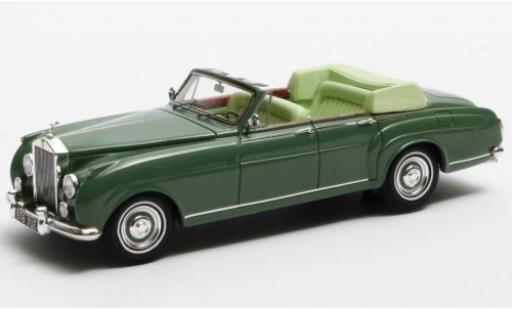 Diecast model cars Rolls Royce Silver Cloud DHC H.J.Mulliner 4-Door Convertible green 1962 LLCB15 1/43 Matrix