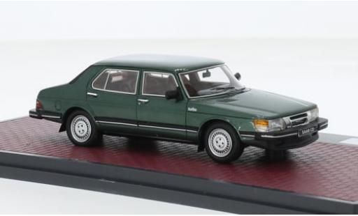 Diecast model cars Saab 900 CD Turbo metallise green 1981 1/43 Matrix