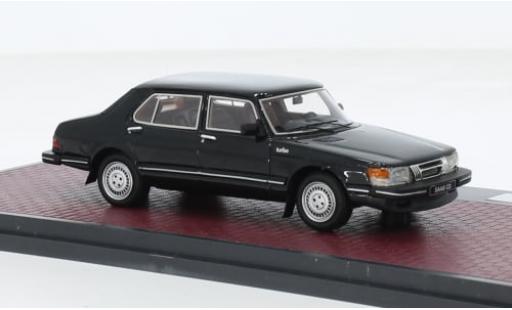 Diecast model cars Saab 900 CD Turbo black 1981 1/43 Matrix