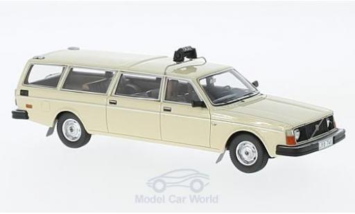 Diecast model cars Volvo 245 Base Transfer beige Taxi 1/43 Matrix