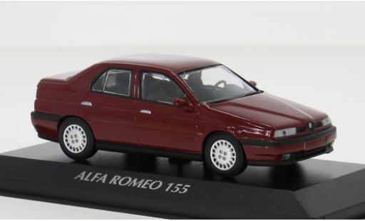 Diecast model cars Alfa Romeo 155 berlina red 1992 1/43 Maxichamps