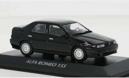 Diecast model cars Alfa Romeo 155 berlina black 1992 1/43 Maxichamps