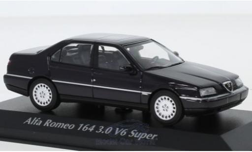 Diecast model cars Alfa Romeo 164 v6 3.0 Super blue 1992 1/43 Maxichamps