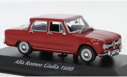 Diecast model cars Alfa Romeo Giulia 1600 red 1970 1/43 Maxichamps