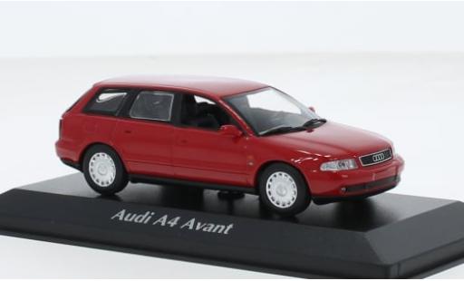 Diecast model cars Audi A4 avant red 1995 1/43 Maxichamps