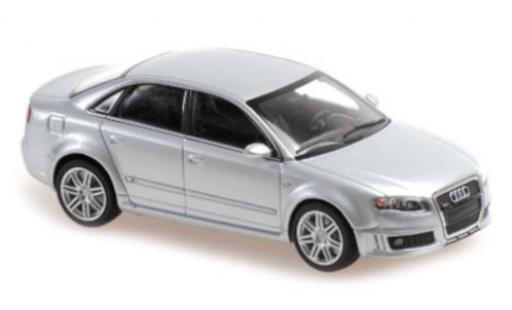 Diecast model cars Audi RS4 berline grey 2004 1/43 Maxichamps