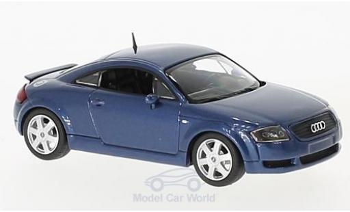Diecast model cars Audi TT coupe metallic blue 1998 1/43 Maxichamps