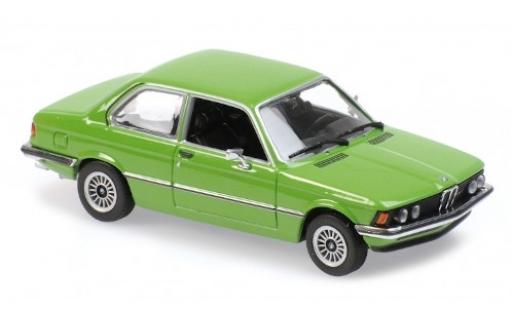 Diecast model cars Bmw 323 coupe i (E21) green 1975 1/43 Maxichamps