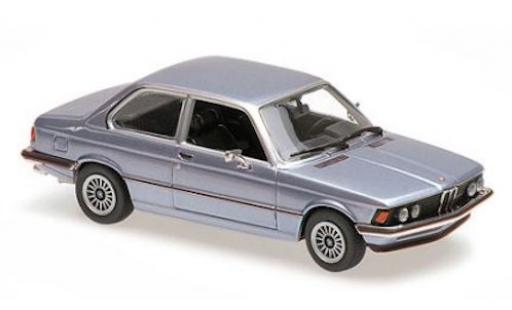 Diecast model cars Bmw 323 coupe i (E21) metallic blue 1975 1/43 Maxichamps