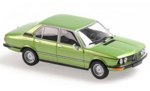 Diecast model cars Bmw 520 berline (E12) metallic green 1972 1/43 Maxichamps