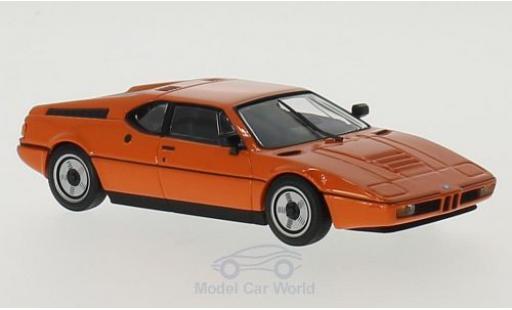 Diecast model cars Bmw M1 1979 orange 1/43 Maxichamps