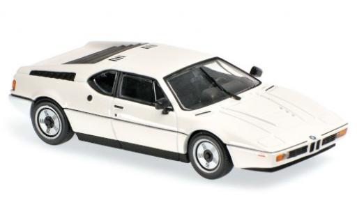 Diecast model cars Bmw M1 1979 white 1/43 Maxichamps