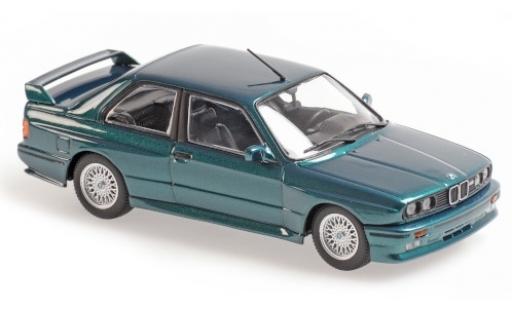 Diecast model cars Bmw M3 coupe (E30) metallic green 1987 1/43 Maxichamps