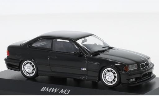 Diecast model cars Bmw M3 coupe (E36) black 1992 1/43 Maxichamps