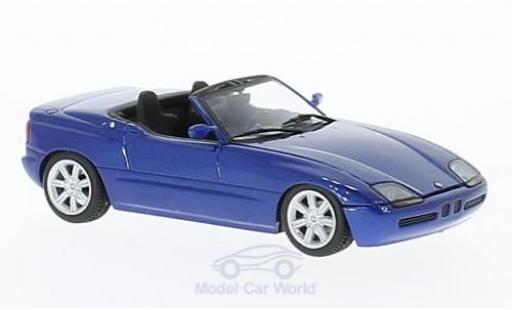 Diecast model cars Bmw Z1 roadster (E30) metallic blue 1991 1/43 Maxichamps