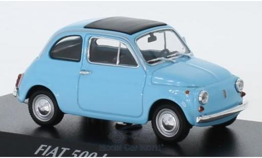 Diecast model cars Fiat 500 L blue 1965 1/43 Maxichamps