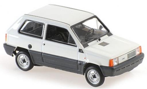 Diecast model cars Fiat Panda Base white 1980 1/43 Maxichamps
