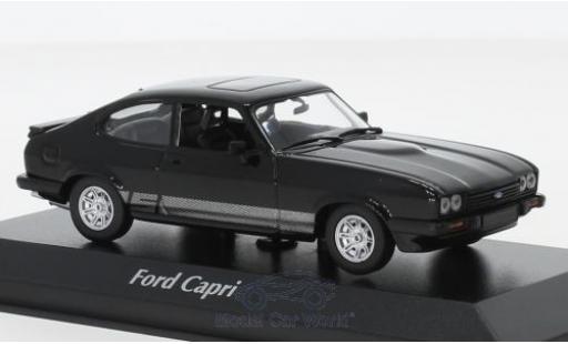 Diecast model cars Ford Capri 3.0S MKIII 3.0 S black 1982 1/43 Maxichamps