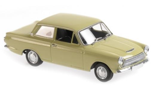 Diecast model cars Ford Cortina MK1 MkI green RHD 1962 1/43 Maxichamps