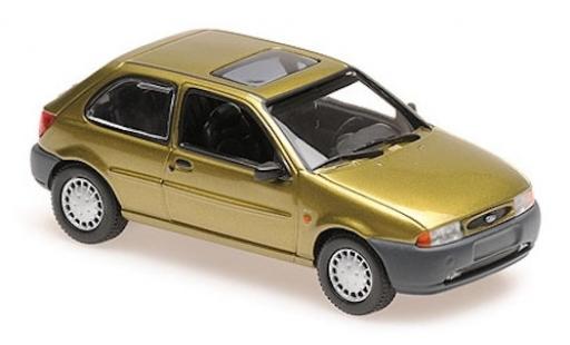 Diecast model cars Ford Fiesta MKIV MK IV gold 1995 1/43 Maxichamps