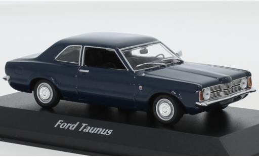 Diecast model cars Ford Taunus TC1 (TCI) blue 1970 1/43 Maxichamps