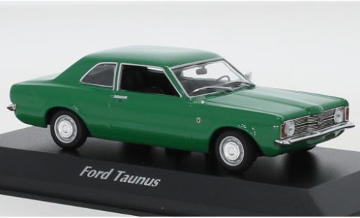 Diecast model cars Ford Taunus TC1 (TCI) green 1970 1/43 Maxichamps