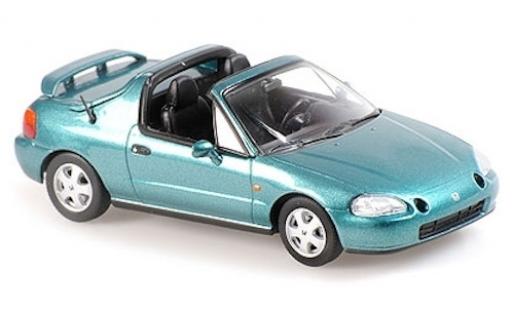 Diecast model cars Honda CR-X Del Sol metallic green 1992 1/43 Maxichamps