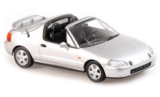 Diecast model cars Honda CR-X Del Sol grey 1992 1/43 Maxichamps
