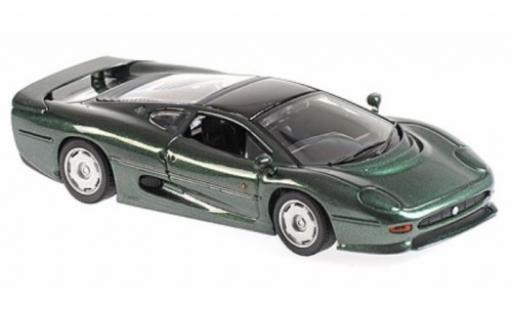 Diecast model cars Jaguar XJ Base 220 metallic green RHD 1991 1/43 Maxichamps
