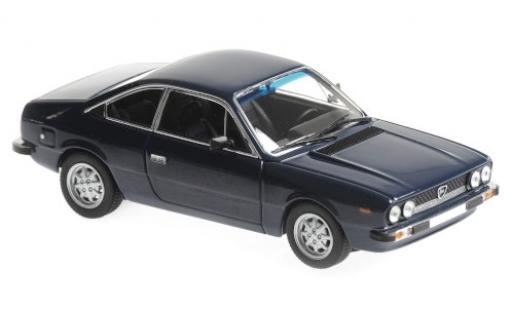 Diecast model cars Lancia Beta Coupe 2000 blue 1980 1/43 Maxichamps