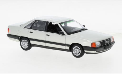 Diecast model cars Audi 100 berline grey 1990 1/43 Maxichamps