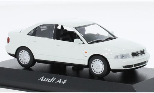 Diecast model cars Audi A4 berline white 1995 1/43 Maxichamps