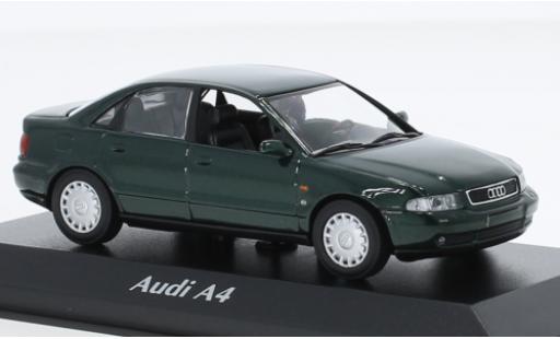 Diecast model cars Audi A4 berline metallise green 1995 1/43 Maxichamps