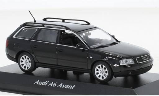 Diecast model cars Audi A6 avant black 1997 1/43 Maxichamps