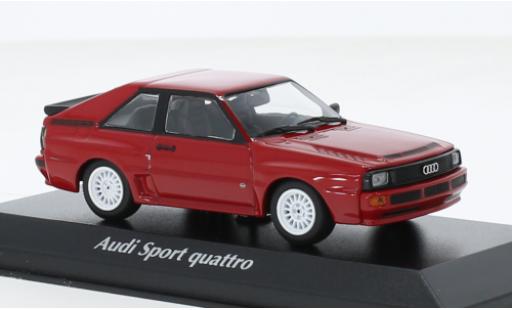Diecast model cars Audi Sport Quattro coupe red 1984 1/43 Maxichamps
