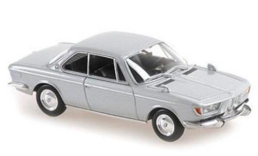Diecast model cars Bmw 2000 CS grey 1967 1/43 Maxichamps