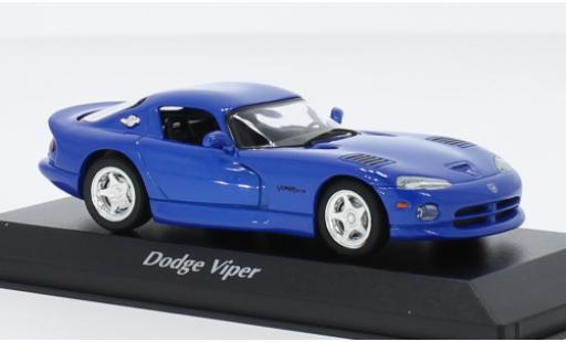 Diecast model cars Dodge Viper GTS metallise blue 1993 1/43 Maxichamps