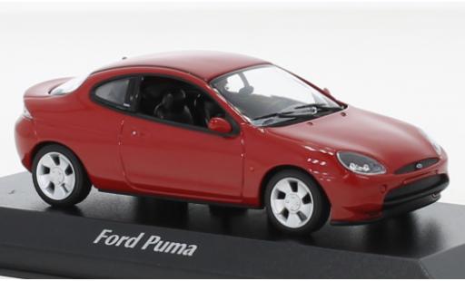 Diecast model cars Ford Puma Coupe red 1996 1/43 Maxichamps